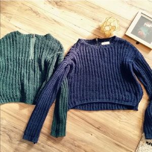 Bundle: Waffle Open Knit Sweaters